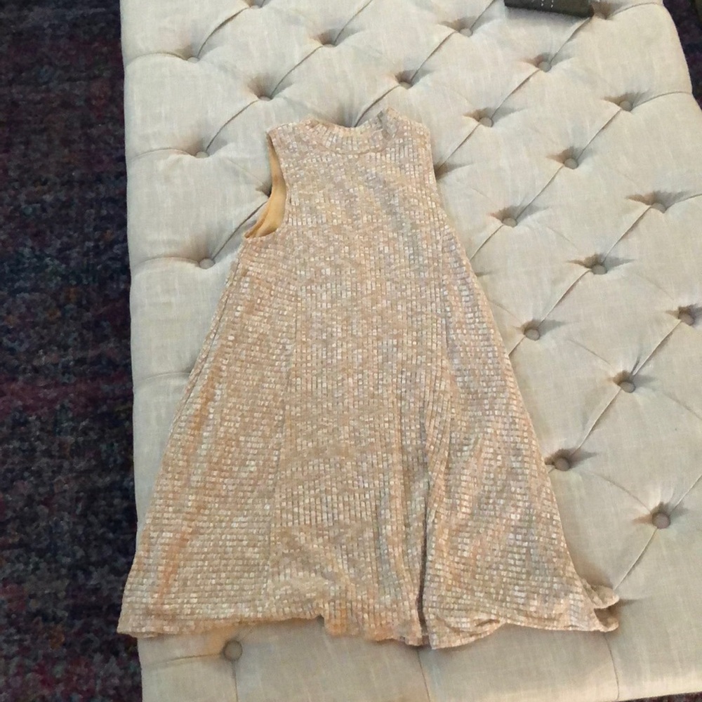 Small high neck shift dress